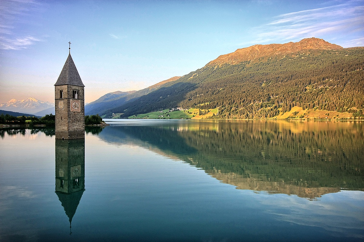 Reschensee in HDR