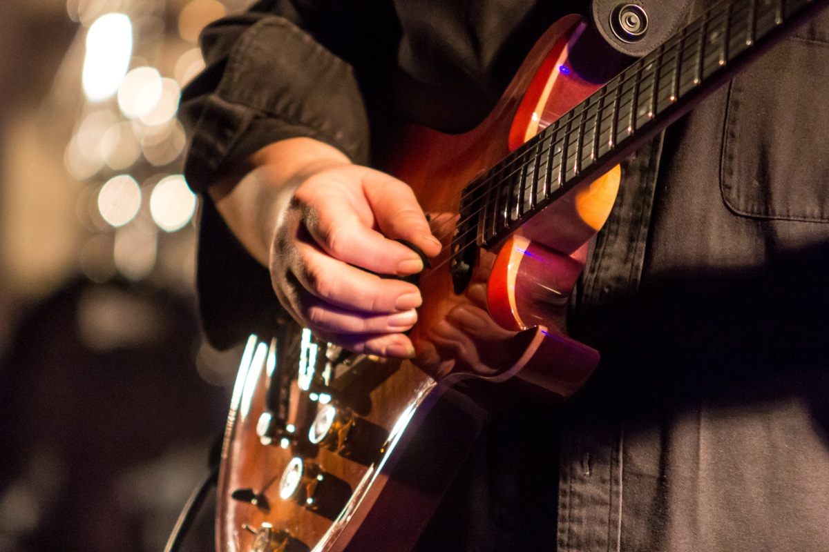 Steven Rothery's guitar