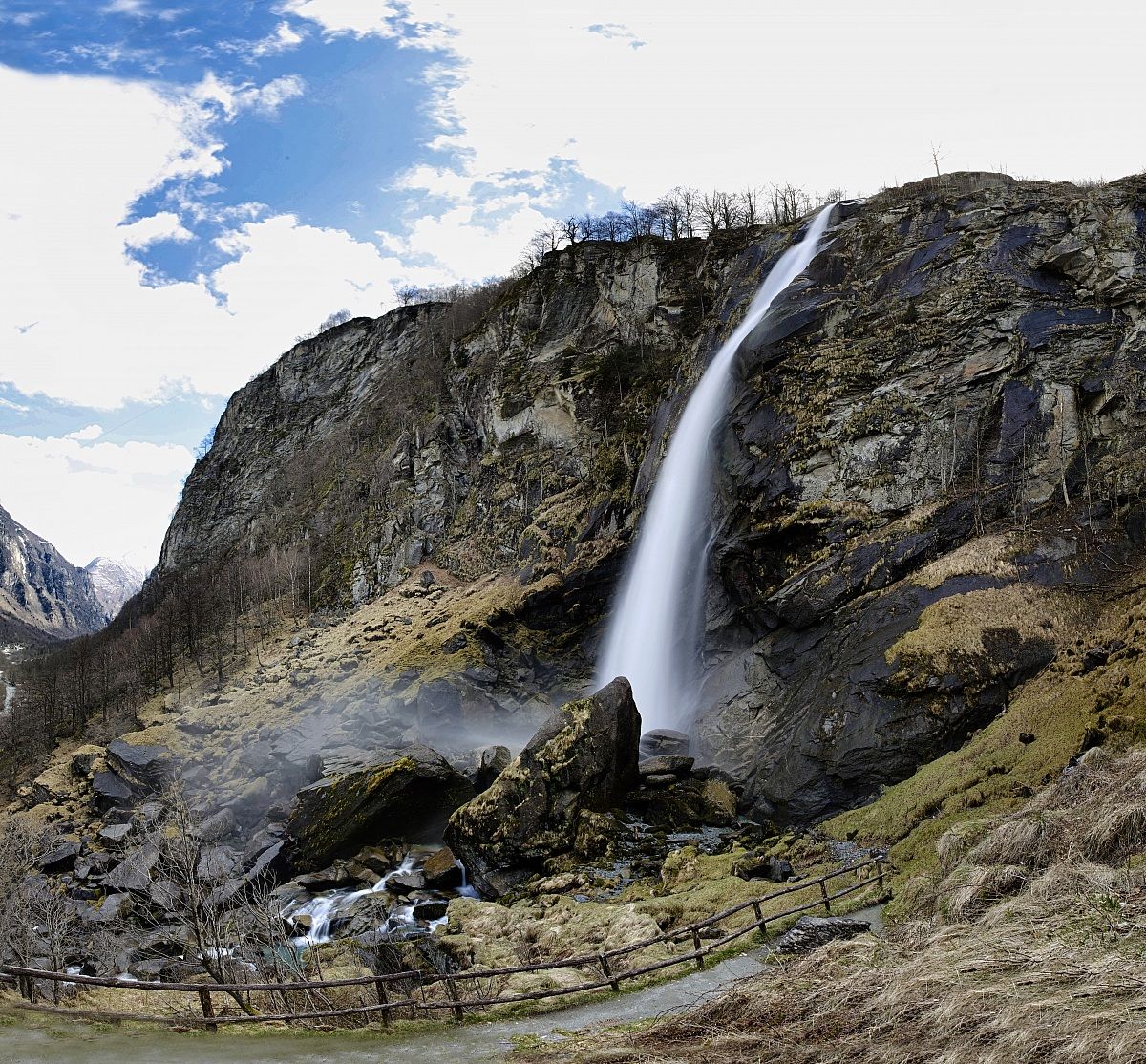 Foroglio waterfall