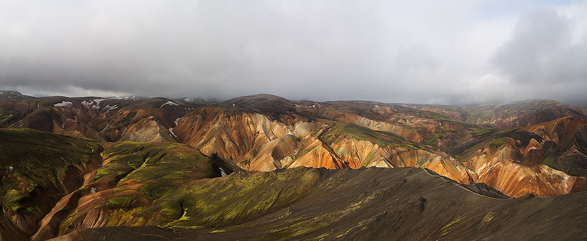 Landmannalaugar from Mount Bláhnúkur