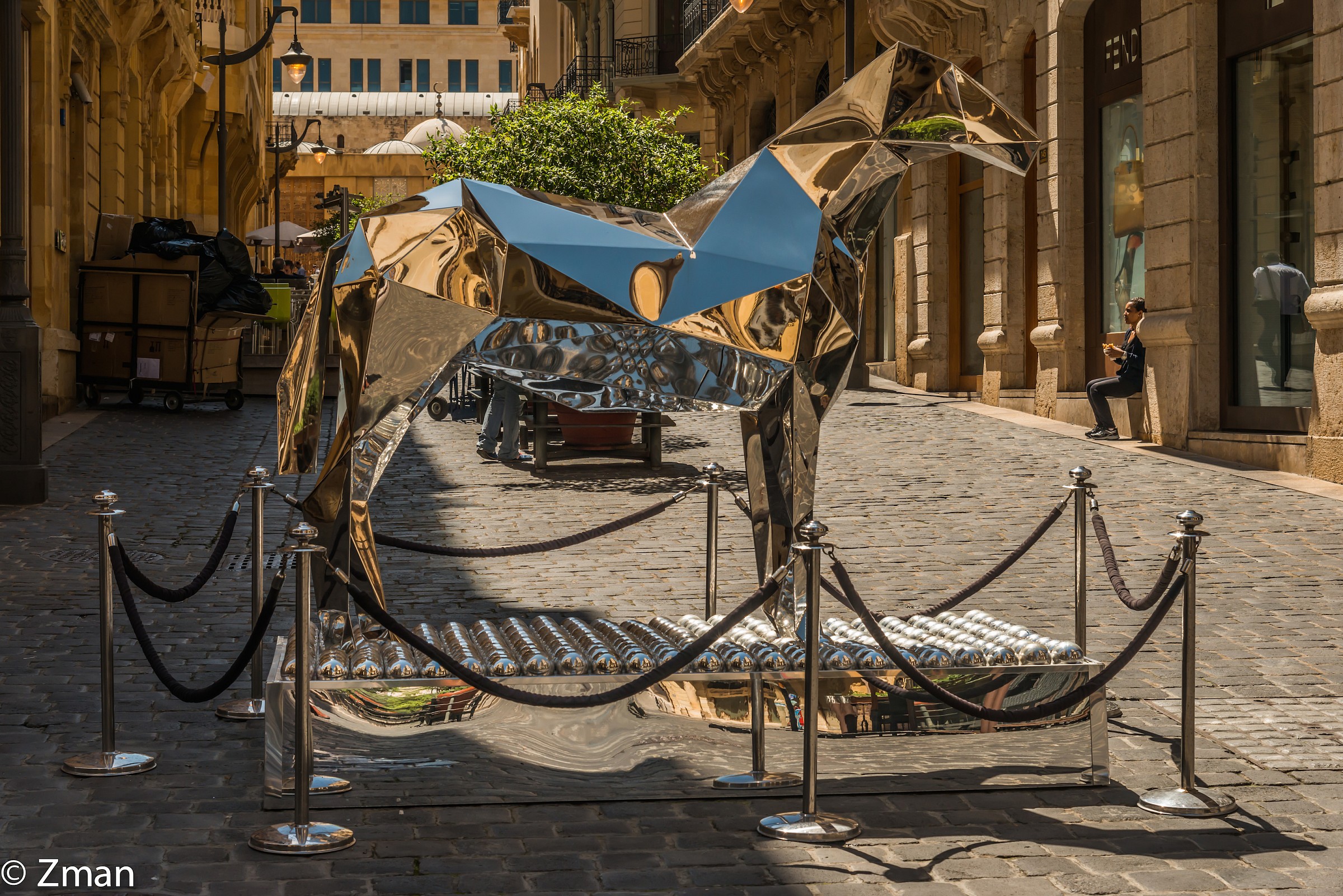 The Horse Of Beirut Statue