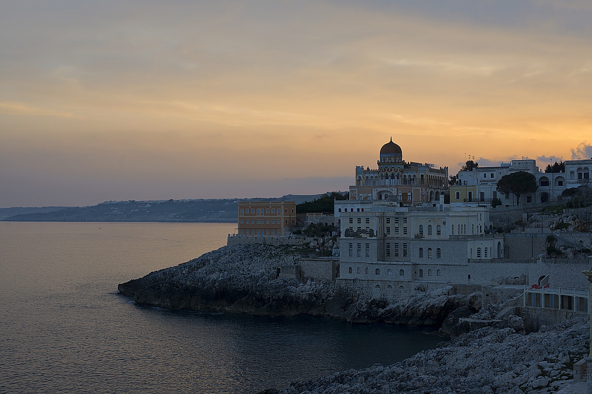 Santa Cesarea ... sunset landscape