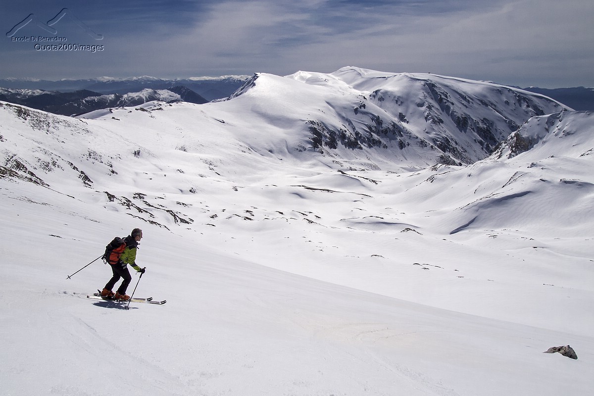 Ski touring Apennine