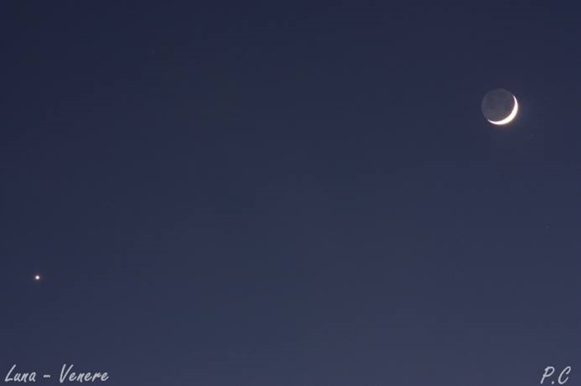 congiunzione luna - venere