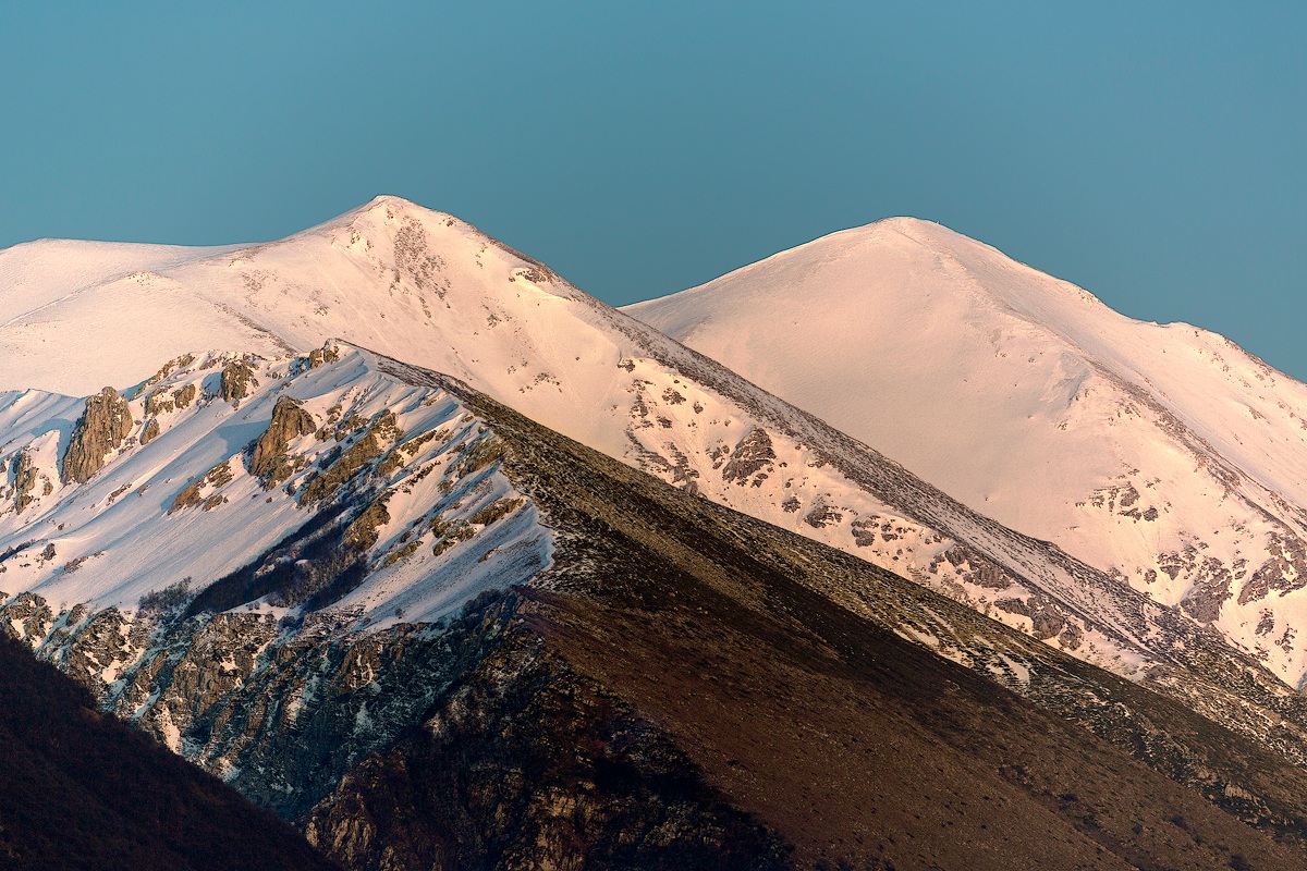Monte Velino at sunset