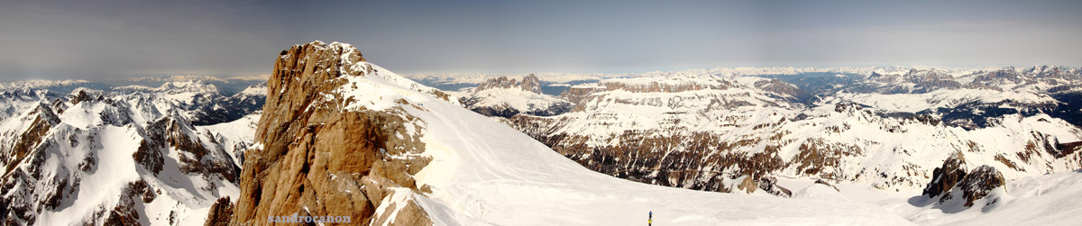 Panorama dalla Marmolada