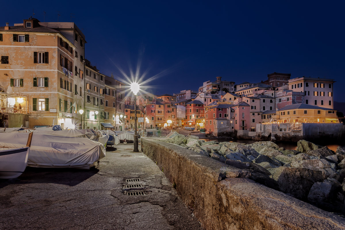 Boccadasse after sunset