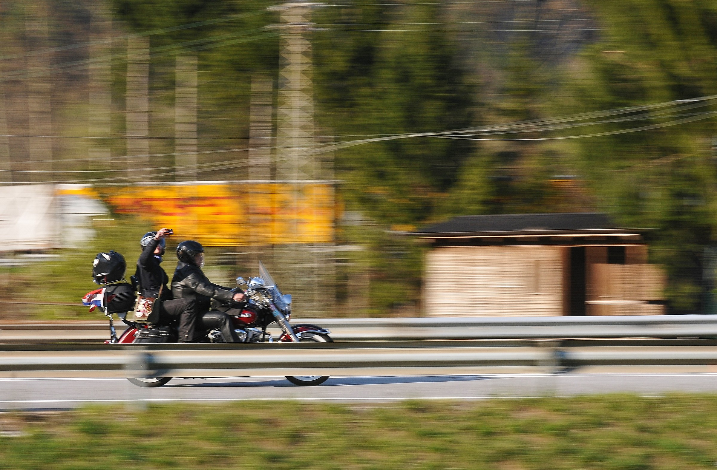 I Panning view of her