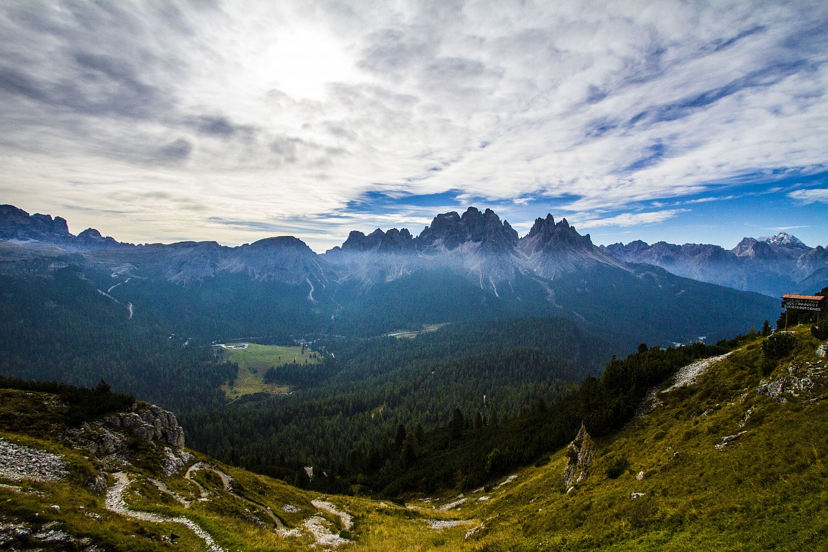 view from Mount Piana