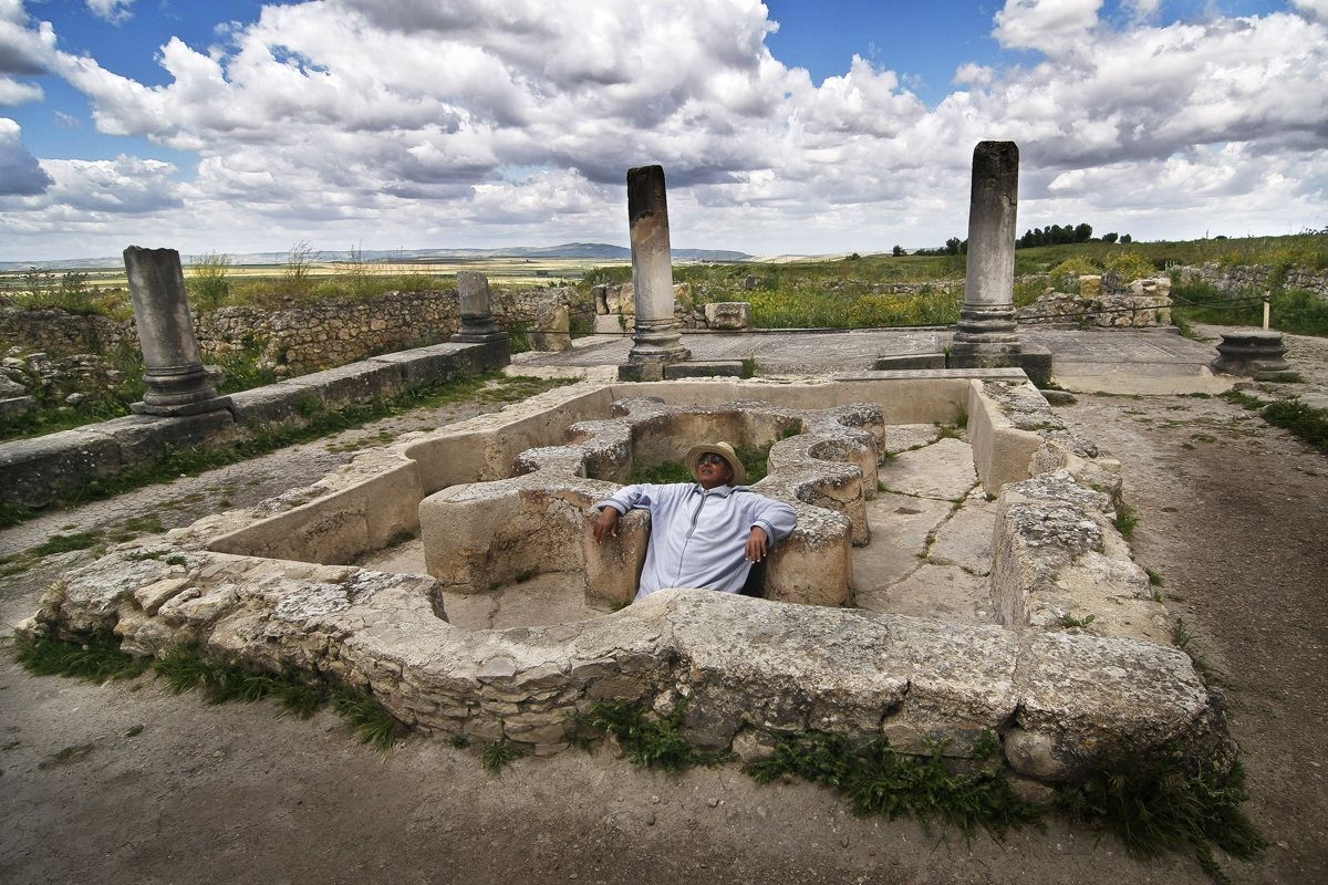 relax among the ruins