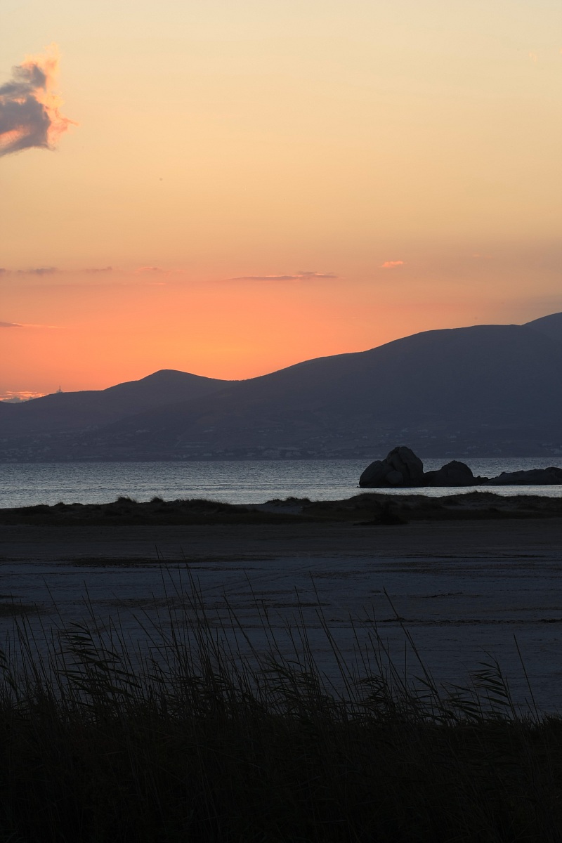 sunset on Paros
