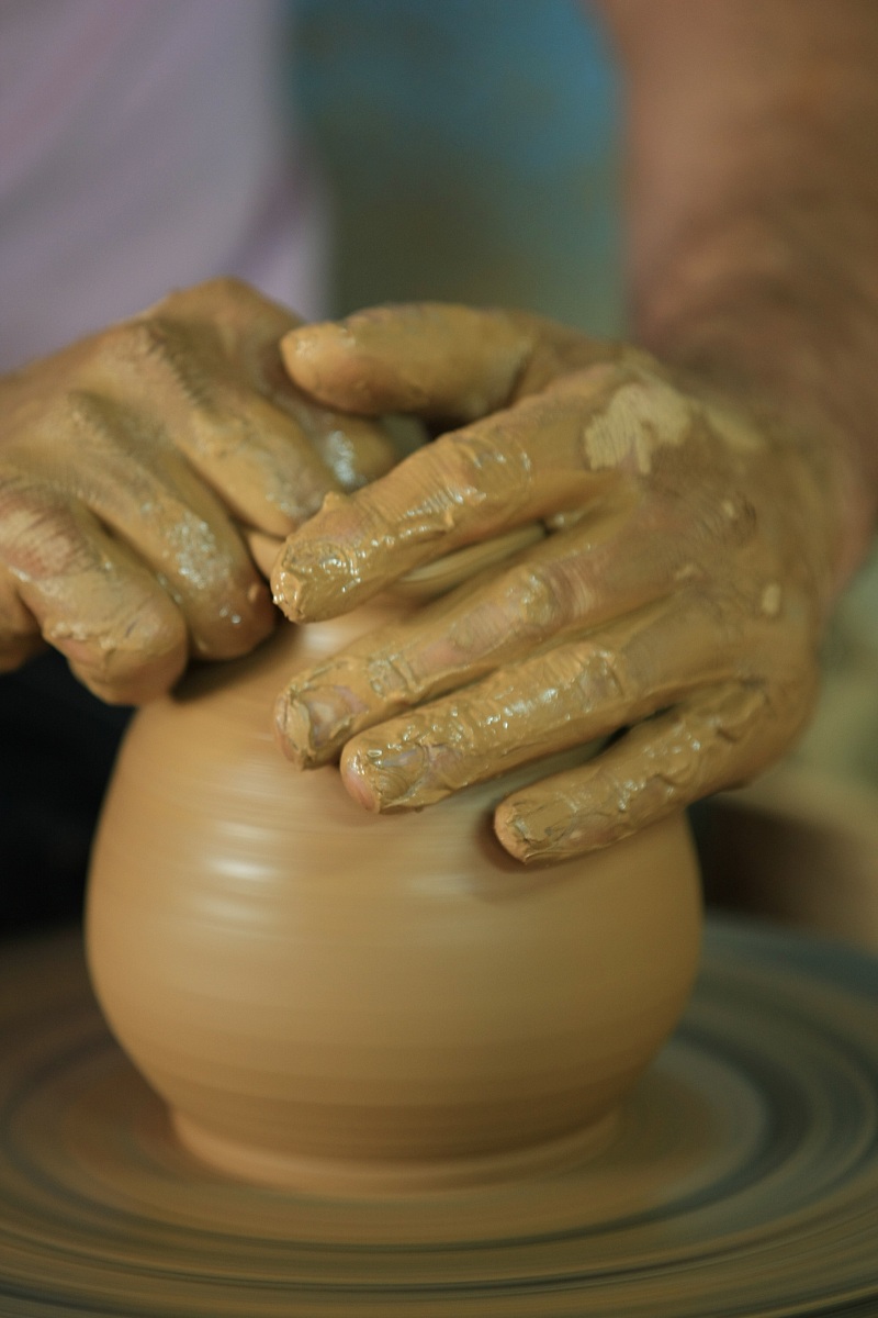 The hands that create something out of "nothing" _...