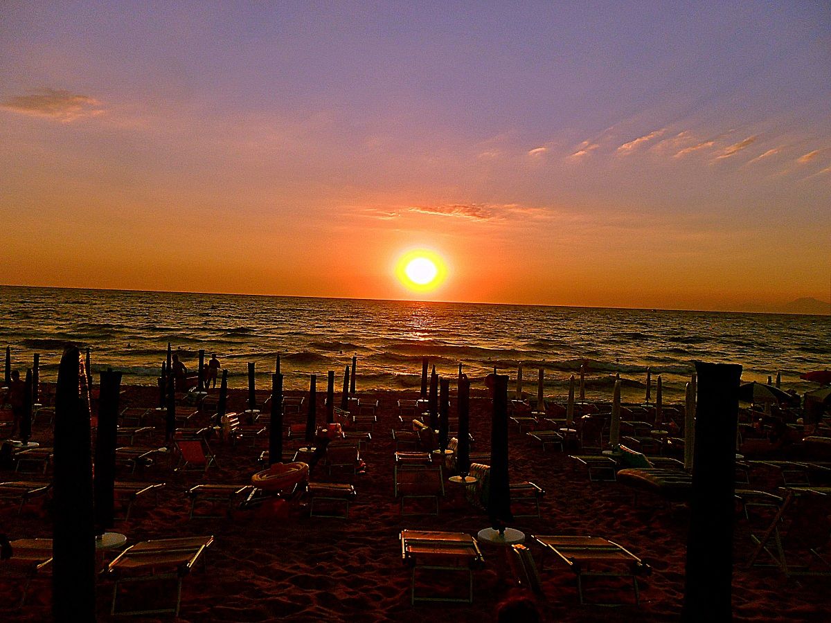 tramonto mare