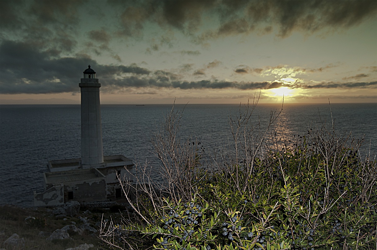Alba sul canale di Otranto      Paesaggio