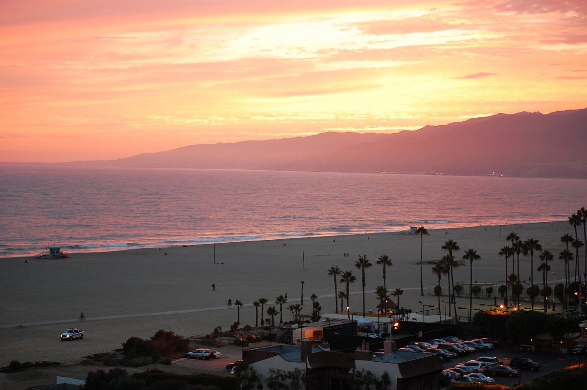 Tramonto a Santa Monica