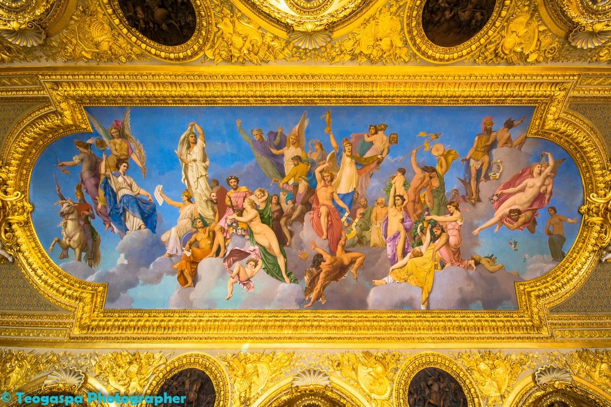 Fresco at the Louvre