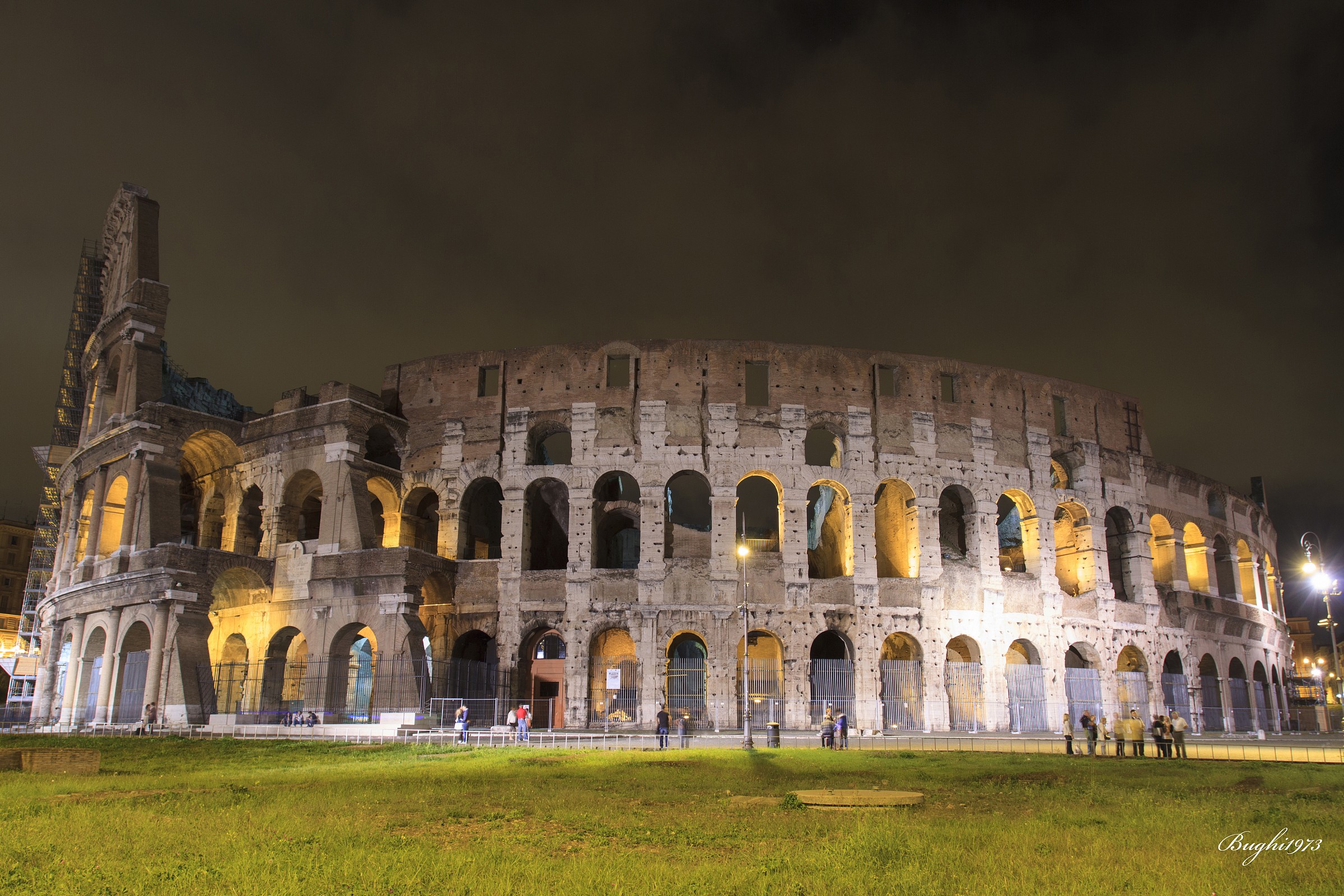 Colosseum at night