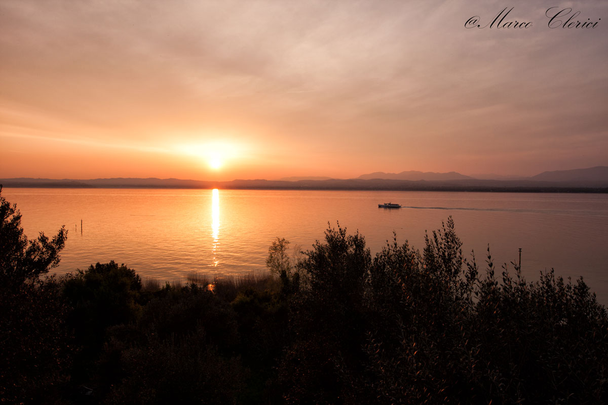 Tramonto romantico di Sirmione