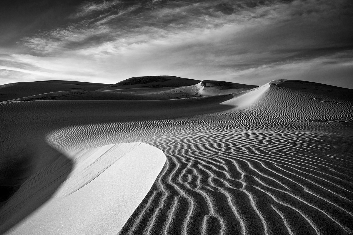 Sand Dunes BW