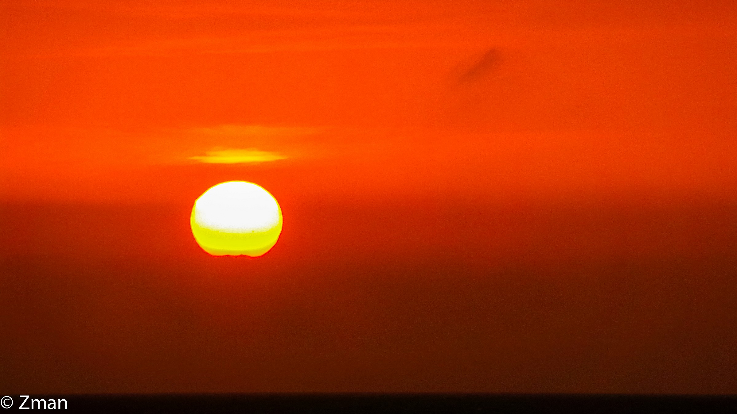 The Sunset Yesterday