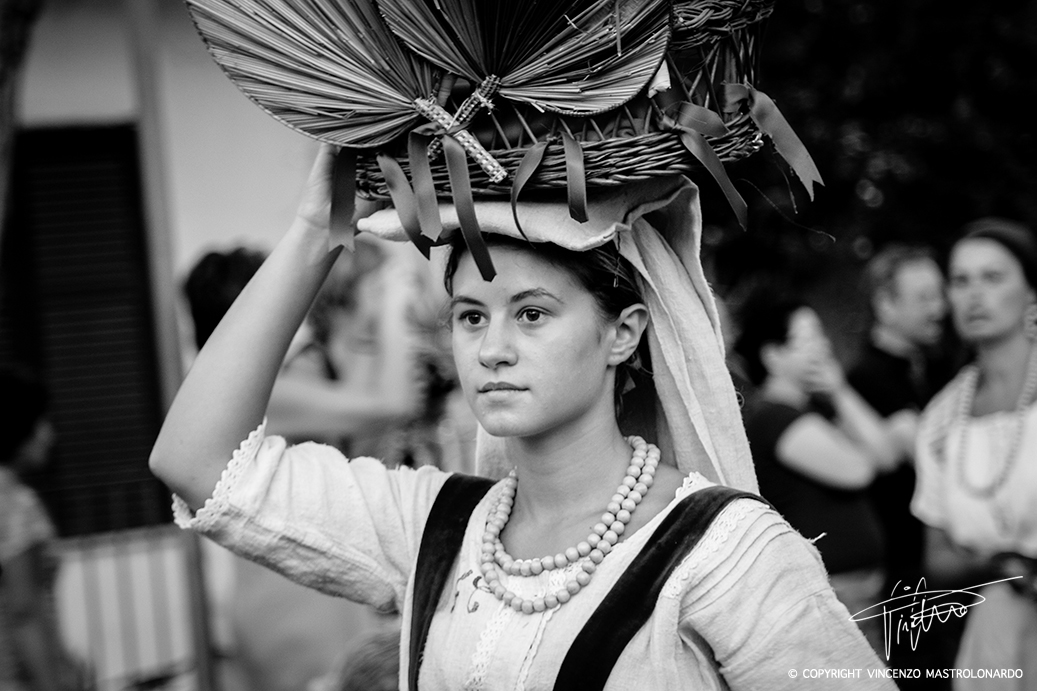 Ragazza in Costume d'epoca