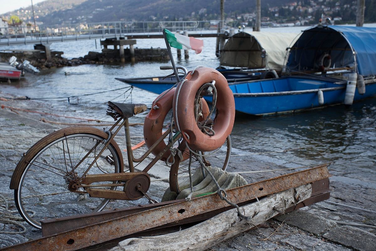 Navigando in bicicletta