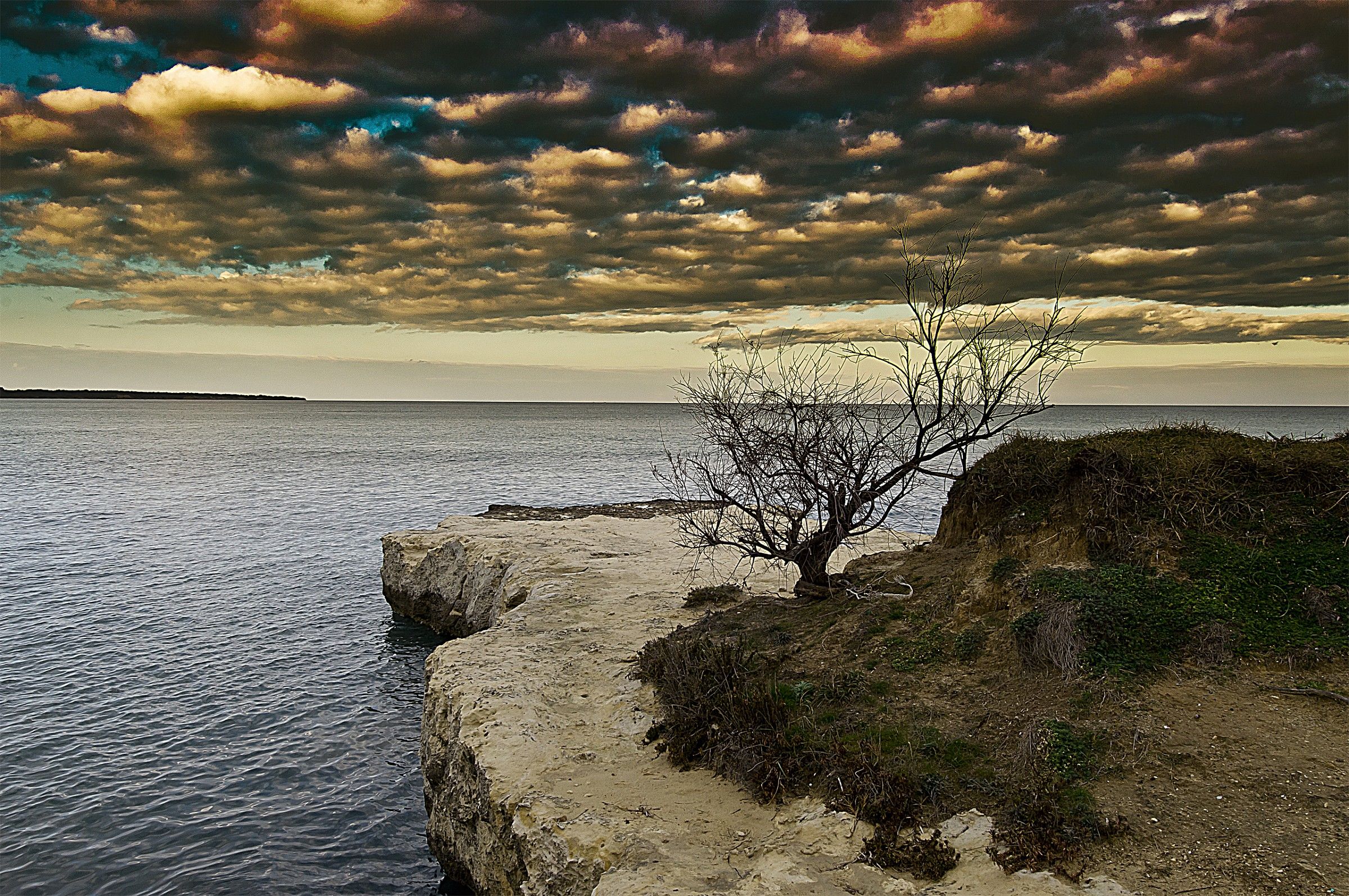Landscape bay area of ??the Turks Landscape