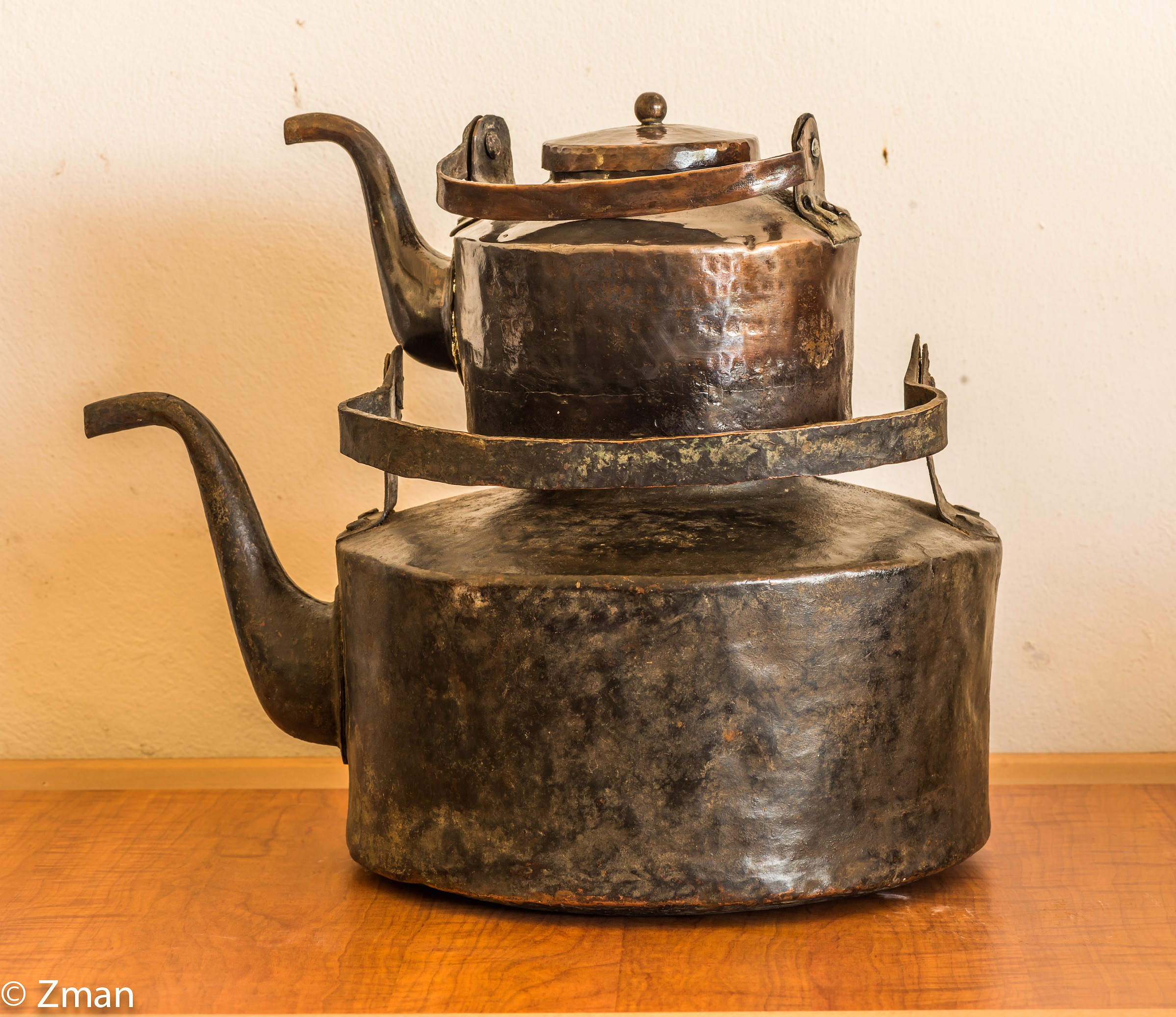 The Tea Kettle Boiled water  And Concentrate Tea above
