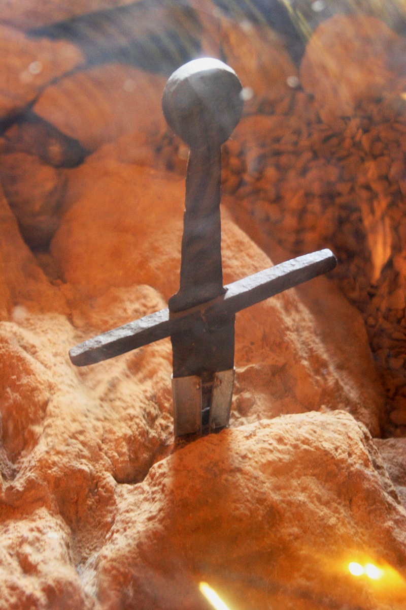 La spada nella roccia... vera