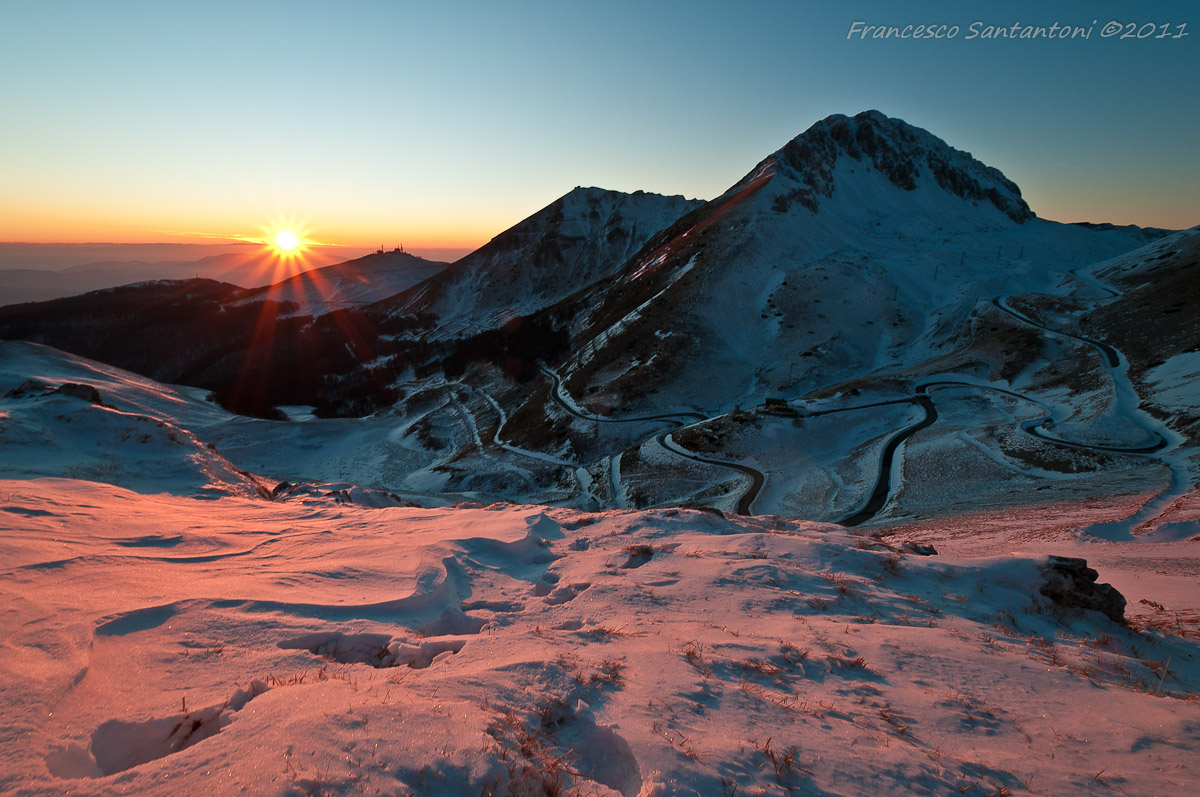 Tramonto al Terminillo (ri)