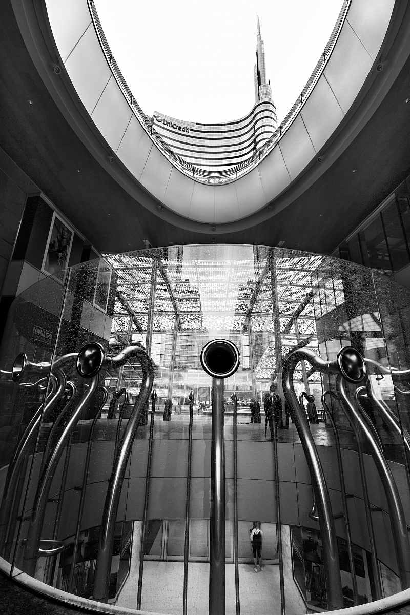 Milan neighborhood Gae Aulenti