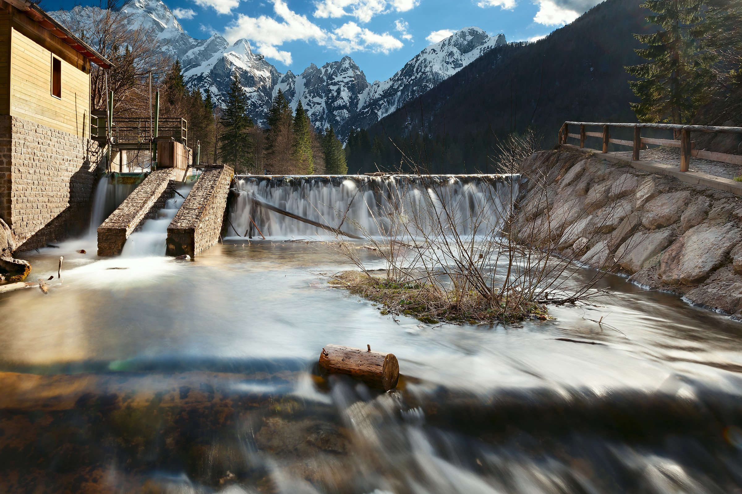 Lake Fusine - the thaw of ice