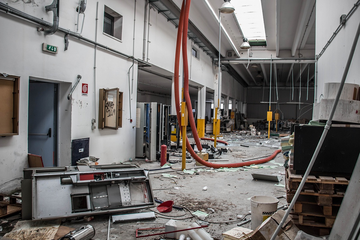 Industria grafica abbandonata