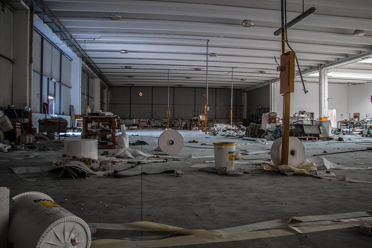 Industria grafica abbandonata