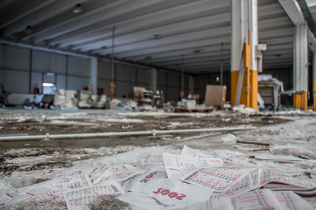 Industria grafica abbandonata