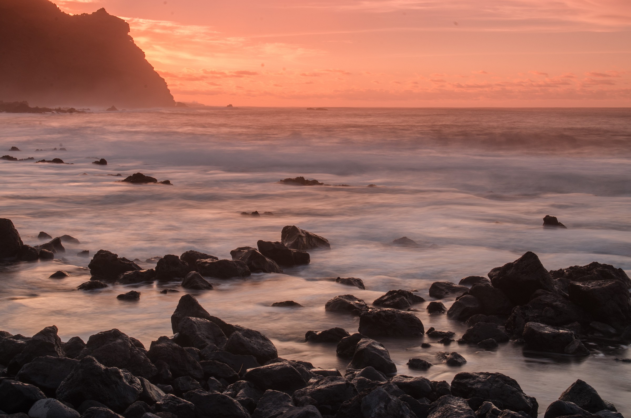 Quando il mare si tinge di arancio