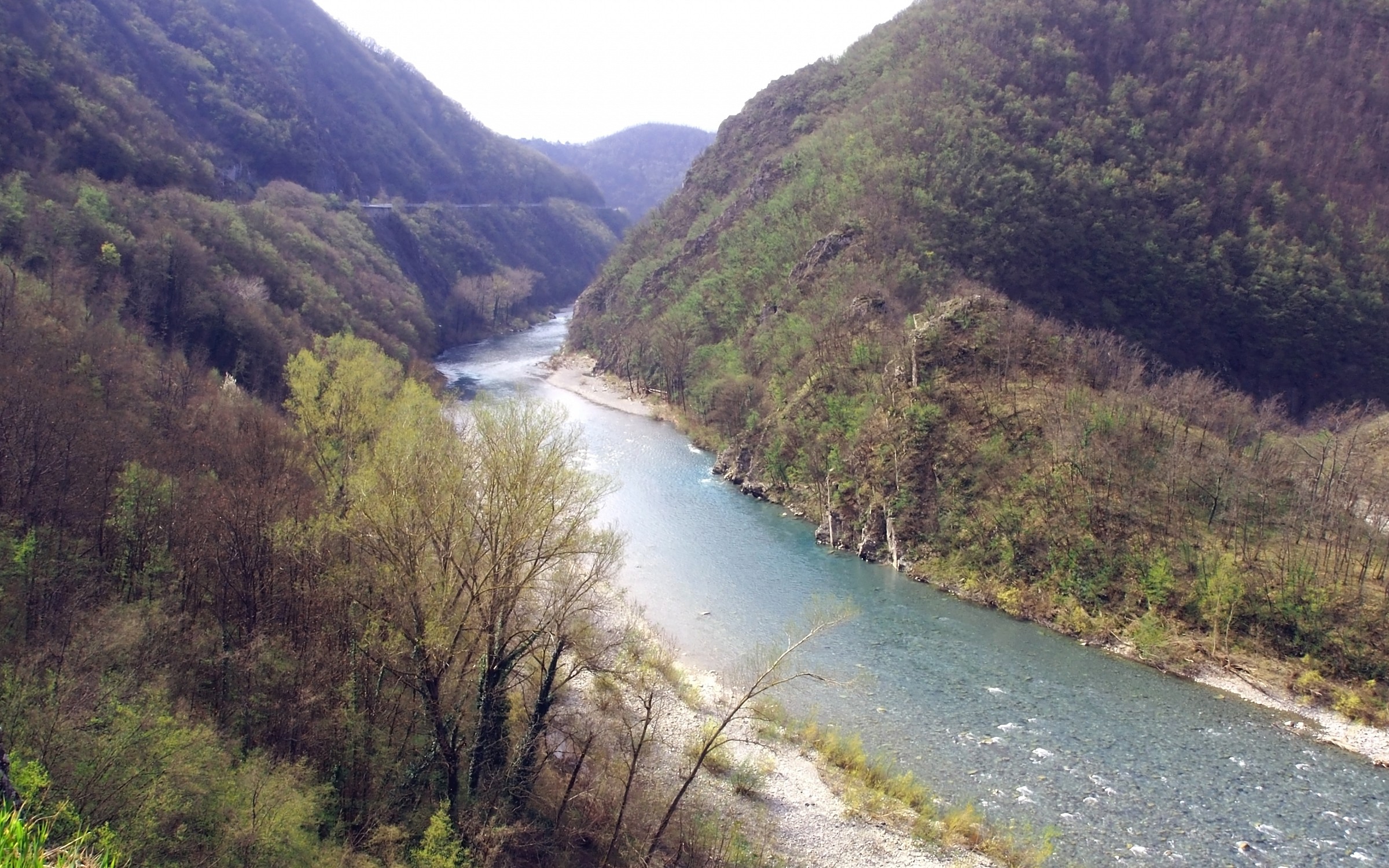 riverbed river Trebbia