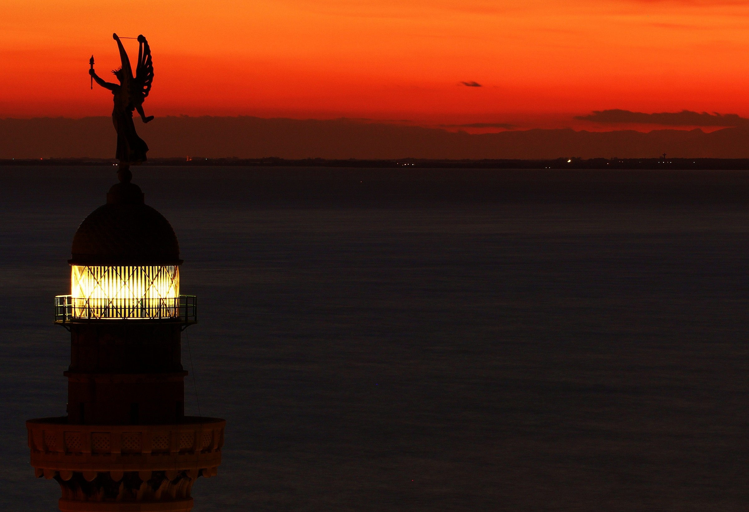 View of the lighthouse victory