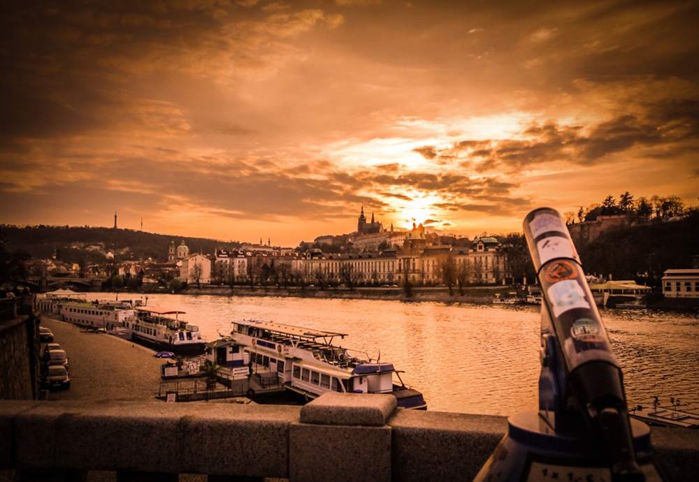 Prague sunset