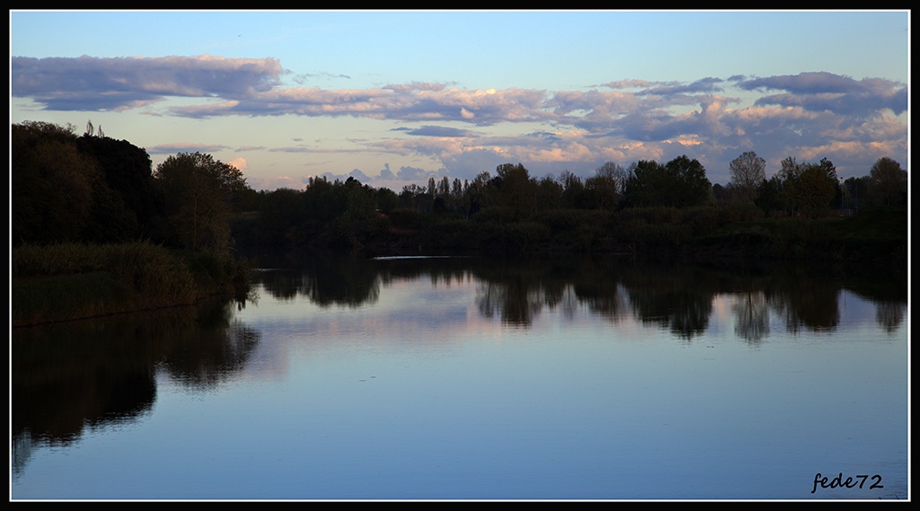 Sunset on the Arno