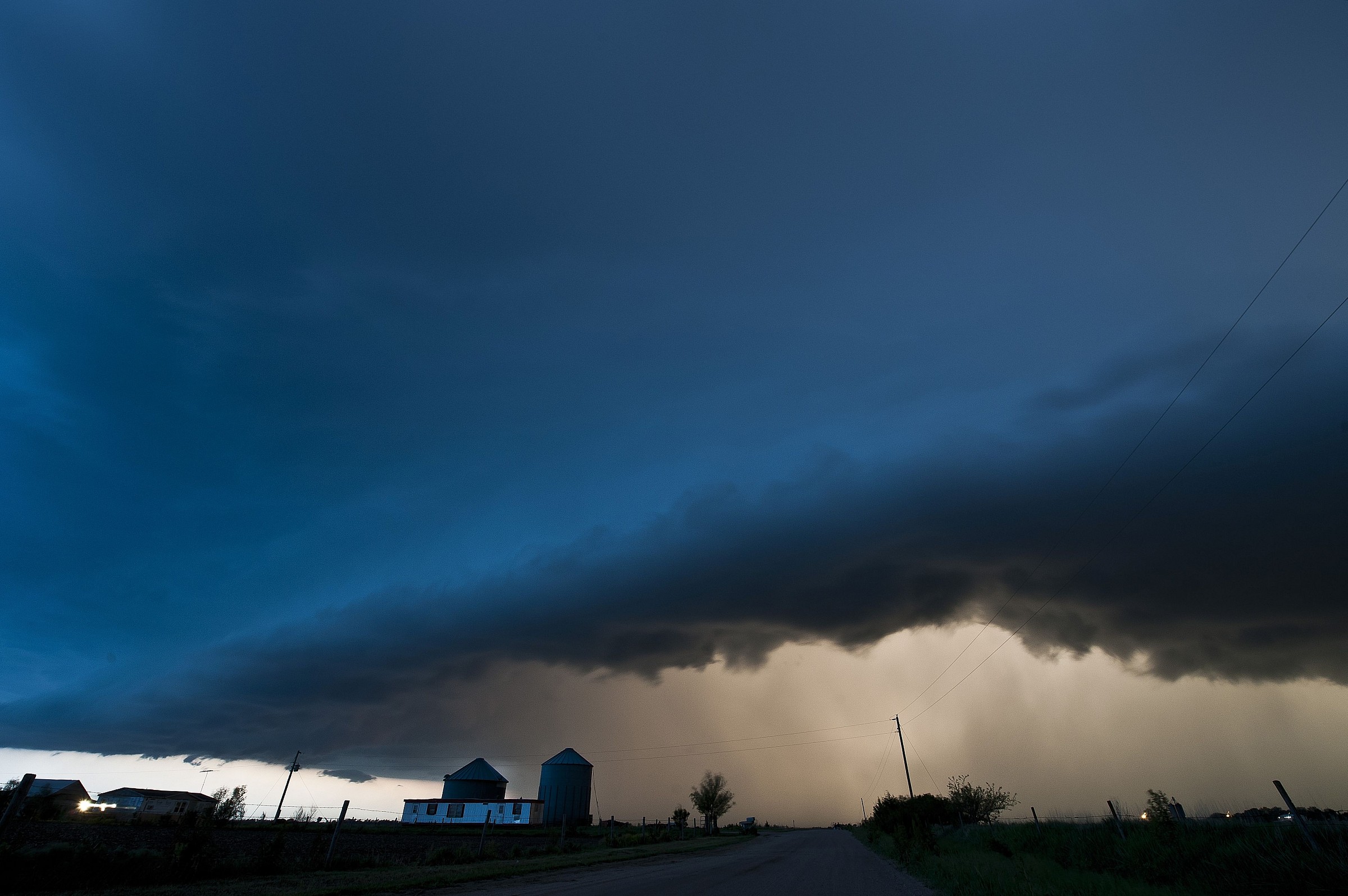 Mesociclone al crepuscolo - Nebraska