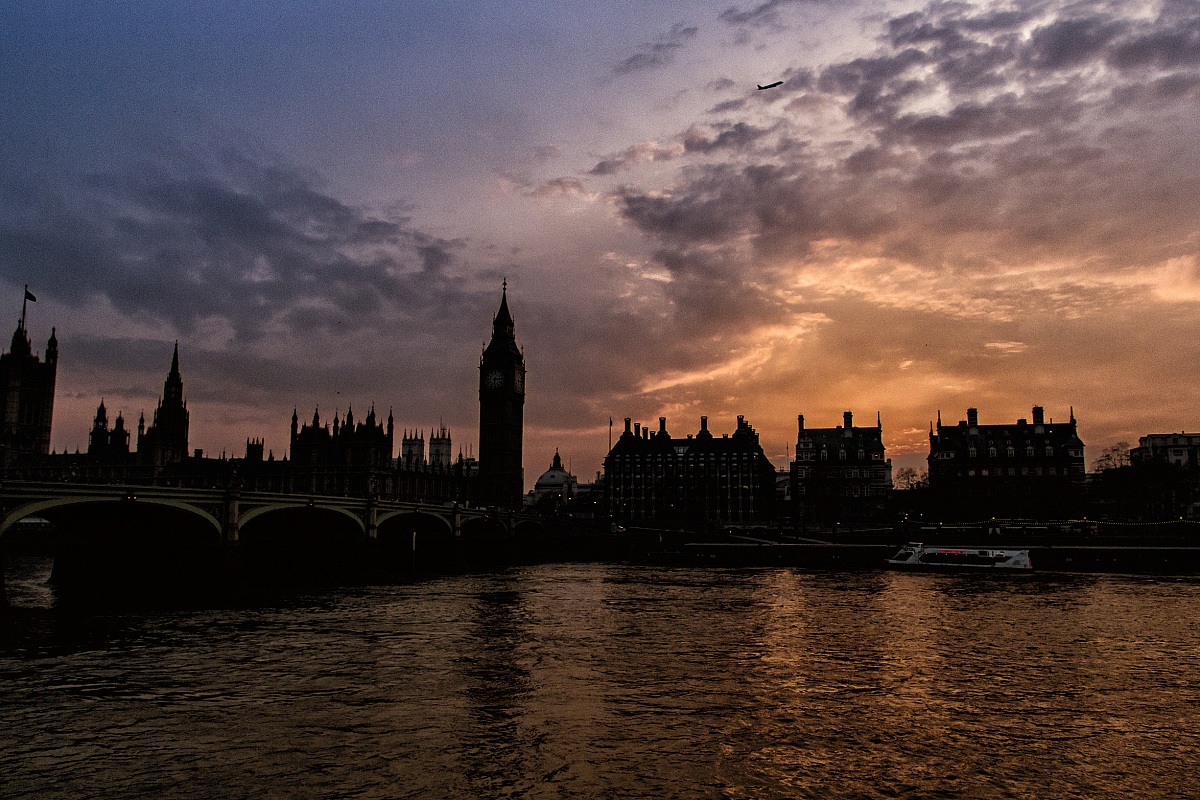 Tramonto a Londra