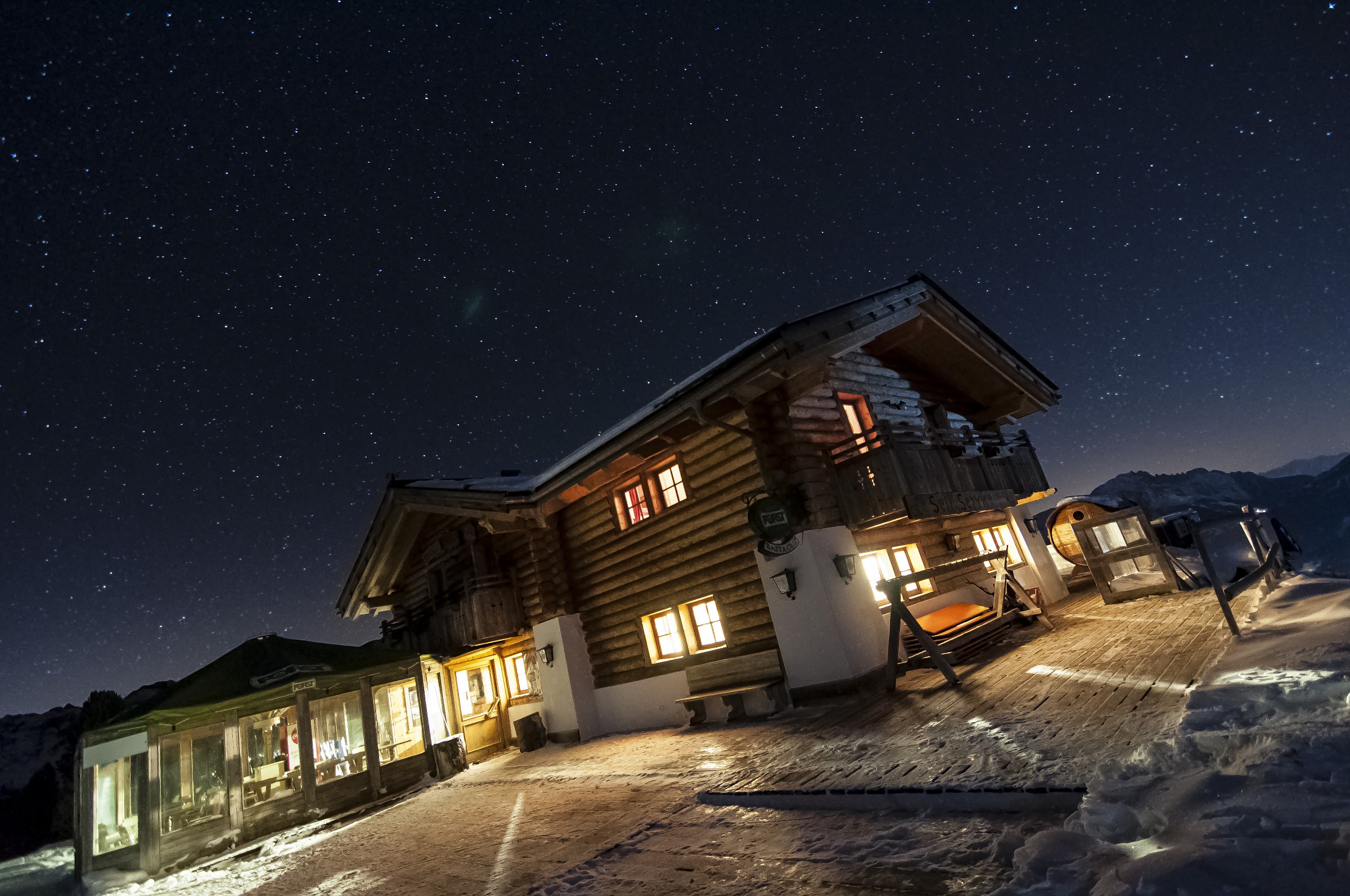 rifugio nelle dolomiti