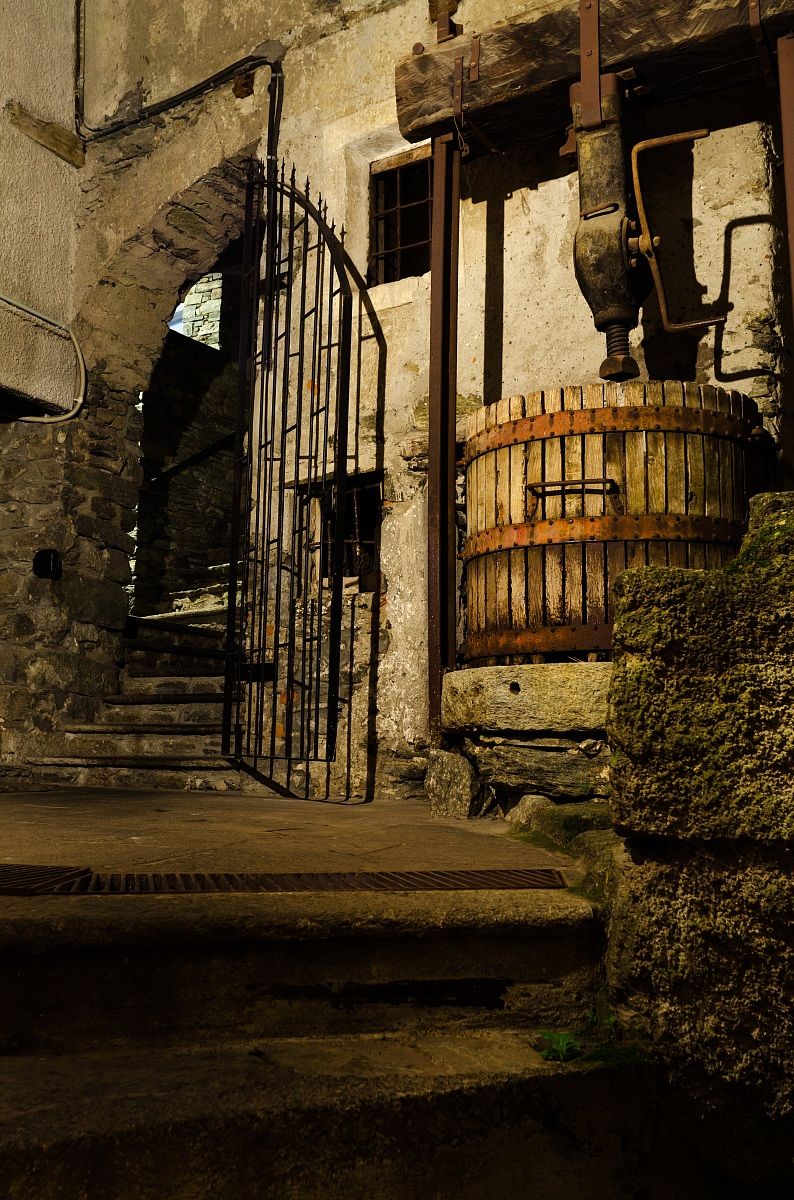 Medieval village, a view