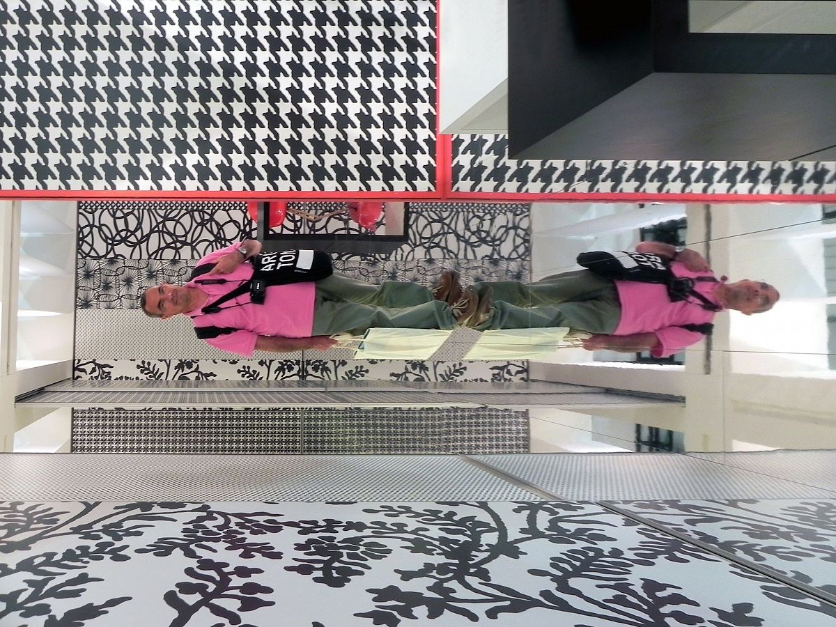 Suspended in mid-air