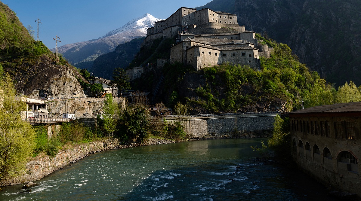 From the Roman bridge over the Dora Baltea
