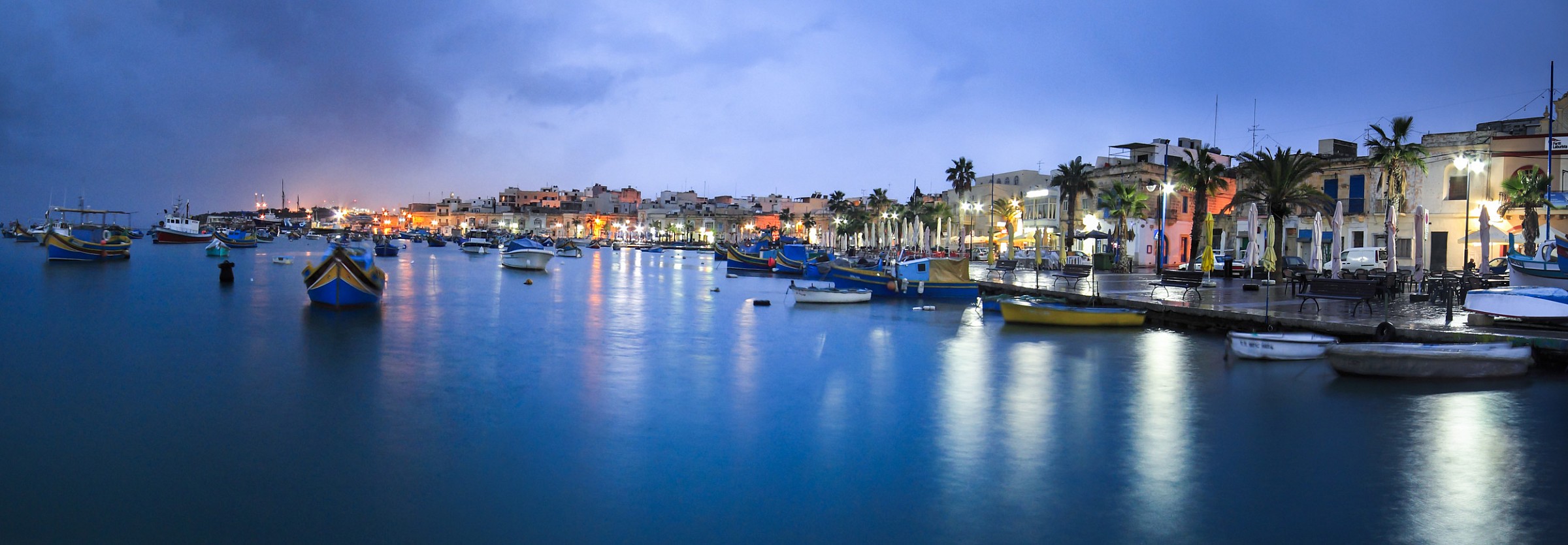 Blue Hour in Marsaxlokk