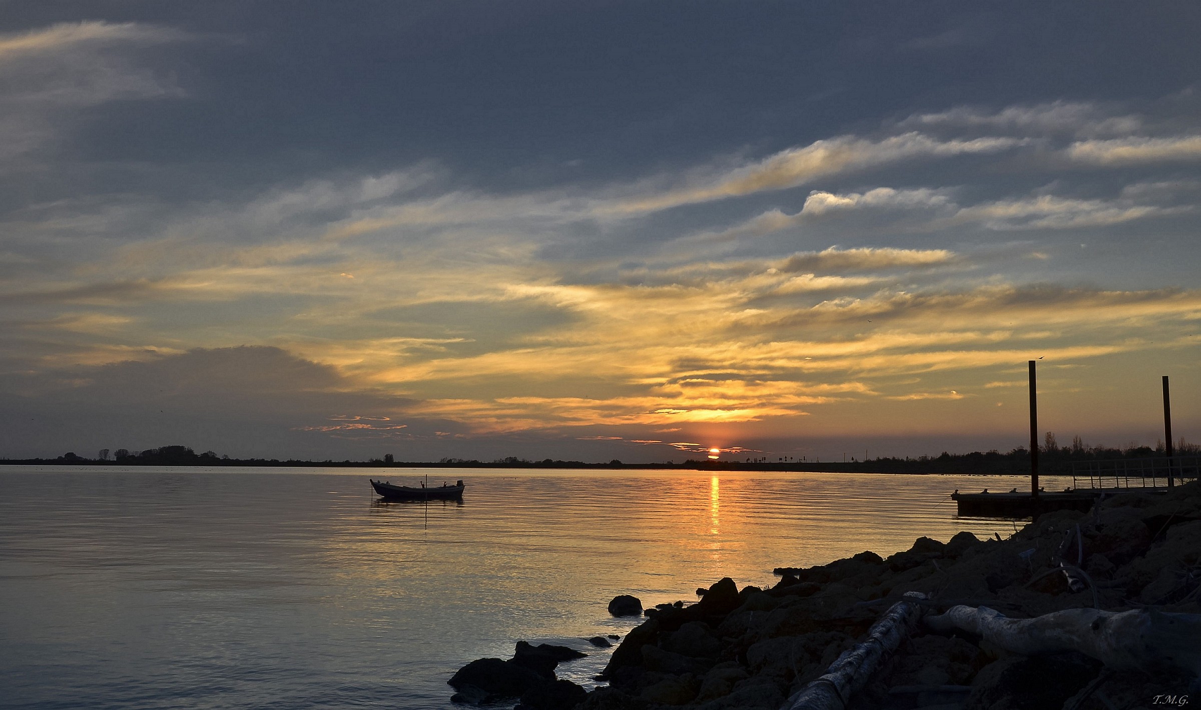 Tramonto in Sacca degli Scardovari