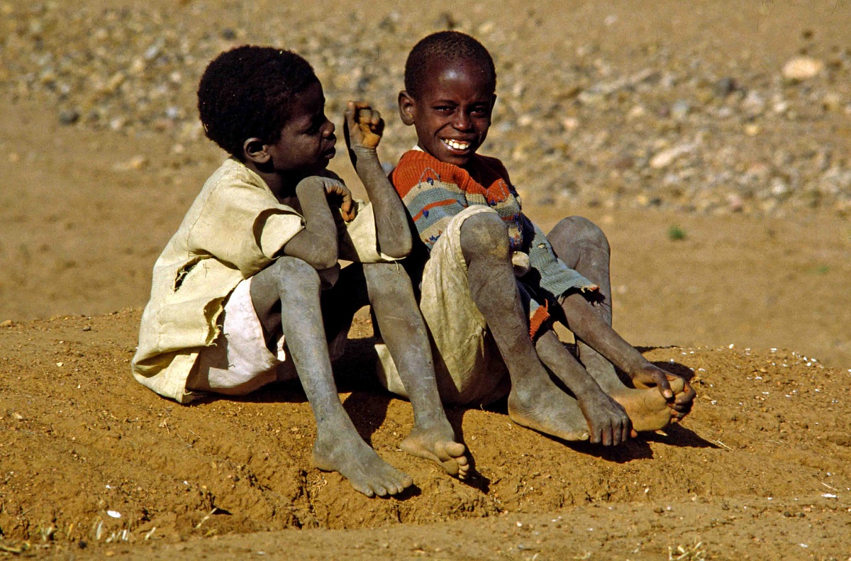 Bambini a colloquio - Sudan - 1989