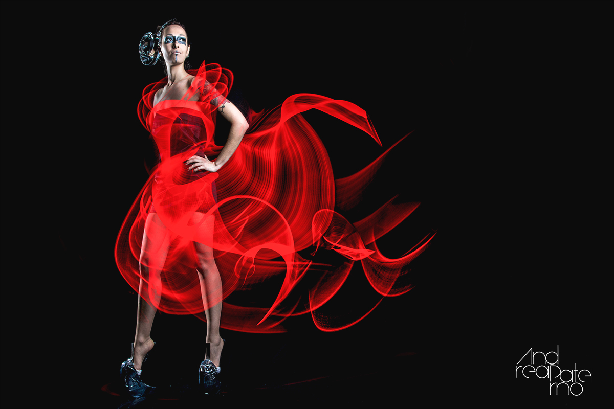 Model Light Painting 3